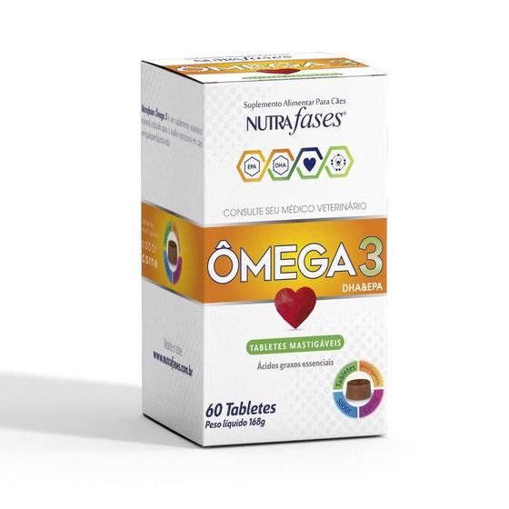 Imagem de Suplemento Alimentar Nutrafases Ômega3 60 Tabletes (com Nf)