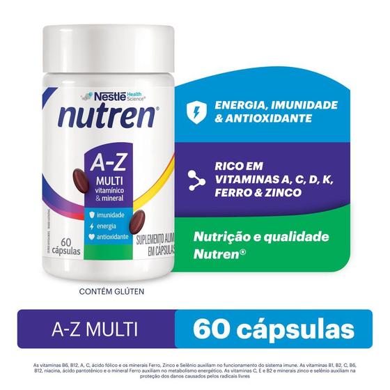 Imagem de Suplemento Alimentar Nutren A-Z Multivitamínico 60 Cápsulas