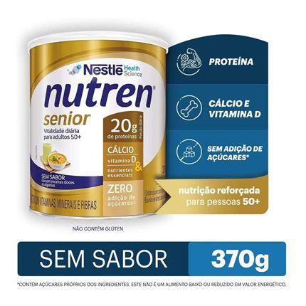 Suplemento Alimentar Nutren Senior Nestlé Sem Sabor 370g Menor preço em Suplemento Alimentar Nutren Senior Nestlé Sem Sabor 370g