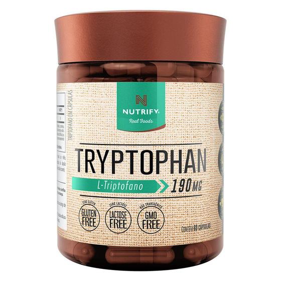 Imagem de Suplemento Alimentar Nutrify Tryptophan - 60 Cápsulas