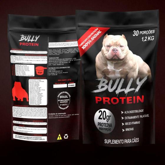 Imagem de Suplemento Alimentar Para Cachorros Todas as Raças Bully Protein 1,2 Kg Bully Nutrition