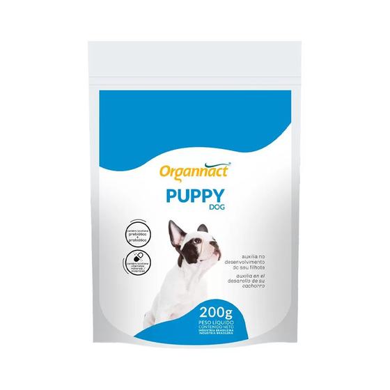 Imagem de Suplemento Alimentar para Cães Filhotes Puppy Dog 200g - Organnact