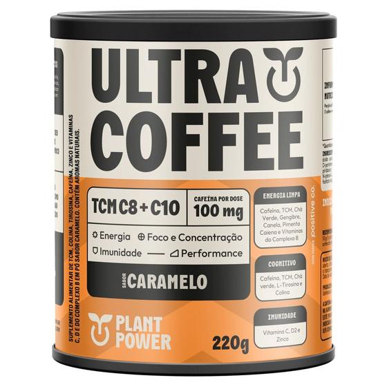 Imagem de Suplemento Alimentar Plant Power Ultracoffe Caramelo 220g