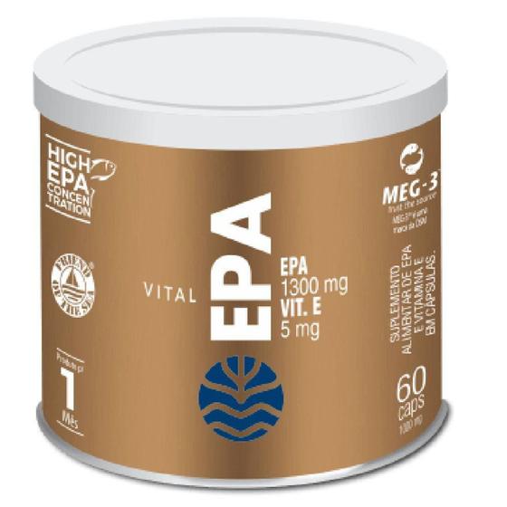 Suplemento Alimentar Vital EPA 1000mg 60 Cáps Vital Atman Vitaminas