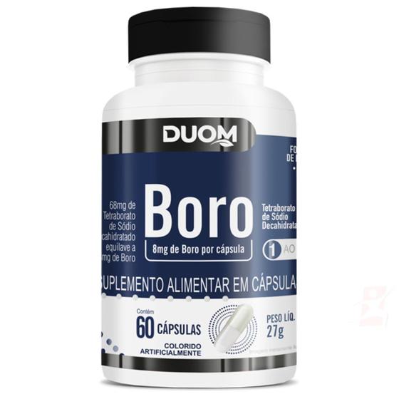 Imagem de Suplemento Alimentar Vitamina Boro 60 Cps 27g  Duom