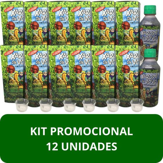 Imagem de Suplemento Alimentar Xarope da Vovó Original Frasco 250ml Kit Promocional 12 Unidades