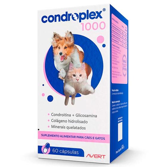 Imagem de Suplemento Avert Condroplex 1000 com 60 Cápsulas