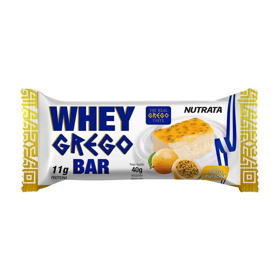 Imagem de Suplemento Barra de Proteína Whey Grego Bar  40g Nutrata Unidade