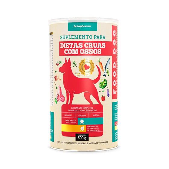 Imagem de Suplemento Botupharma Dietas Cruas com Ossos para Cães - 500g