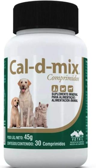 Imagem de Suplemento Cal-D-Mix 30 Comprimidos