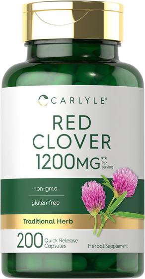 Imagem de Suplemento Cápsulas Carlyle Red Clover 1200 mg 200 unidades