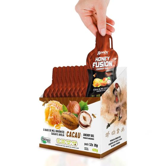 Imagem de Suplemento Carbogel Honey Fusion - Mel Orgânico, Cacau e Avelã 12x35g