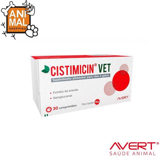 Suplemento Cistimicin Vet - 30 Comprimidos - Avert é boa?