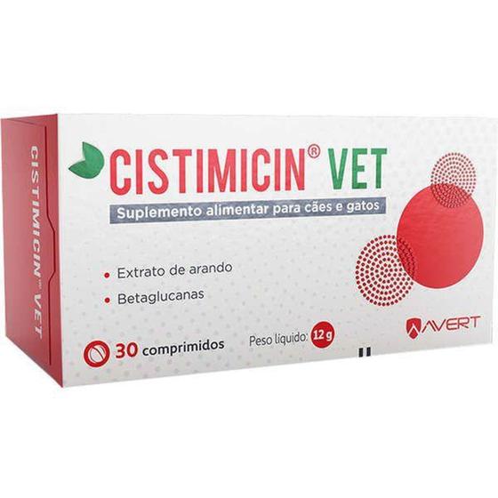 Suplemento Cistimicin Vet - 30 Comprimidos - Avert Menor preço em Suplemento Cistimicin Vet - 30 Comprimidos - Avert
