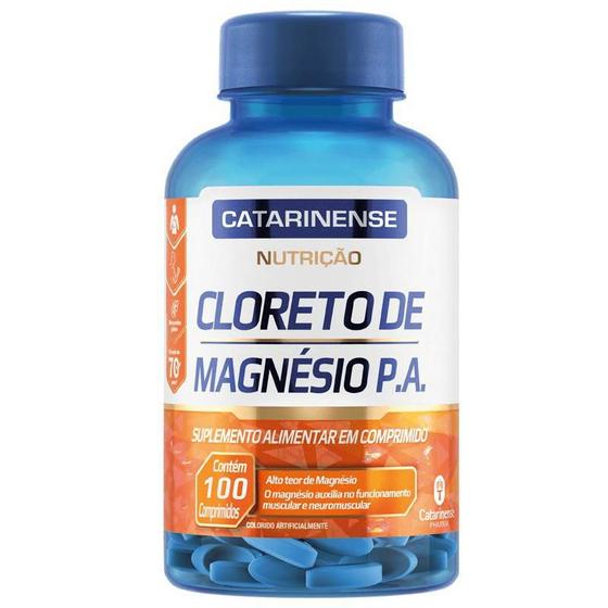 Suplemento Cloreto De Magnésio Catarinense Nutrição C/ 100cp é boa?