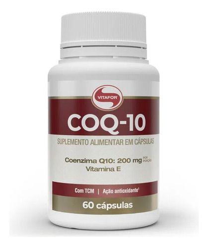 Imagem de Suplemento Coenzima Q10 Coq-10 200mg 60 Cápsulas Vitafor