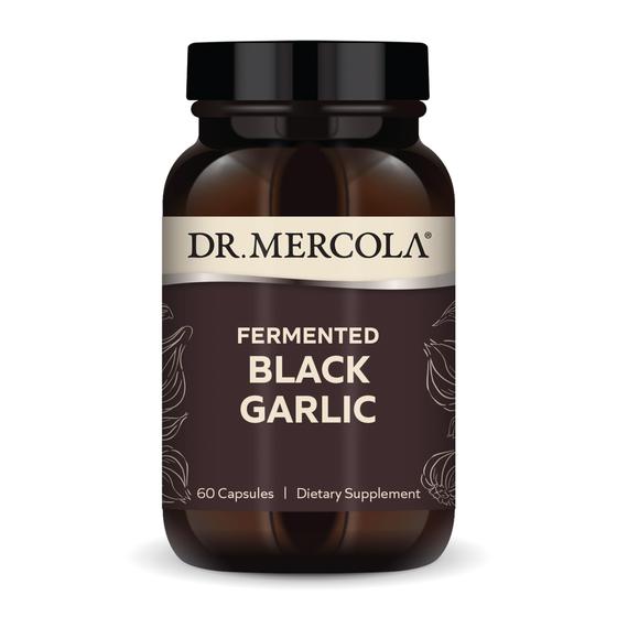 Imagem de Suplemento de alho preto fermentado Dr. Mercola 60 cápsulas