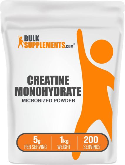 Imagem de Suplemento de creatina BulkSupplements.com Creatina 1 kg em pó