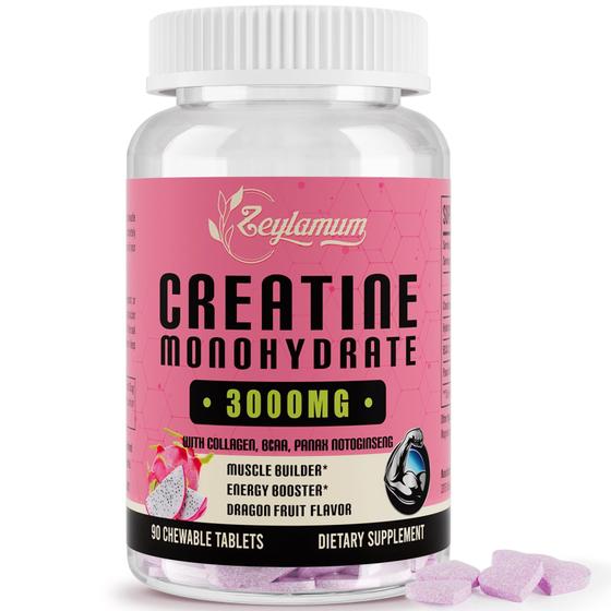 Imagem de Suplemento de creatina Zeylamum para mulheres 3000 mg com colágeno 30 porções