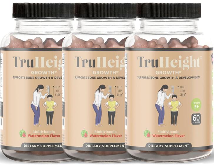 Imagem de Suplemento de crescimento de altura TruHeight Gummies para crianças e adolescentes