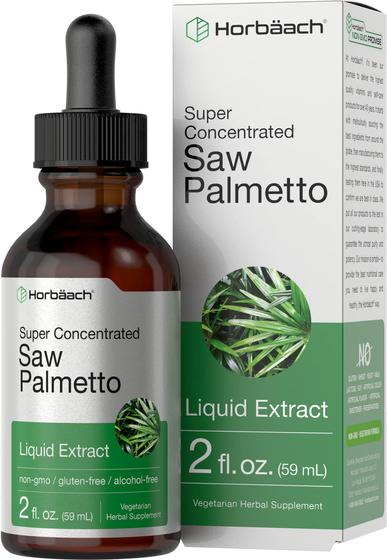 Imagem de Suplemento de extrato líquido Horbäach Saw Palmetto 60 ml sem álcool