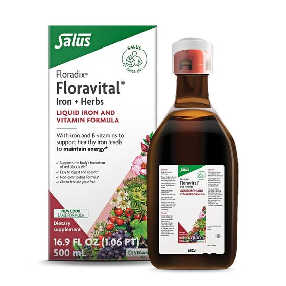 Imagem de Suplemento de Ferro Líquido Floradix Floravital - 500ml - Vegano