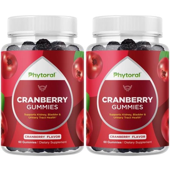 Imagem de Suplemento de gomas de cranberry Phytoral Extra Strength