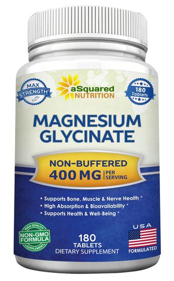 Imagem de Suplemento de Magnésio Glicinato 400mg - Squared Nutrition