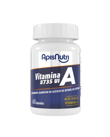 Imagem de Suplemento de Vitamina A 280mg 60 Cápsulas - ApisNutri