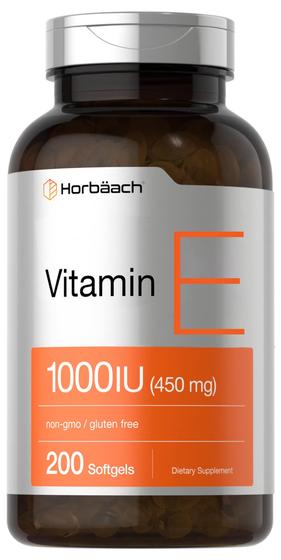 Imagem de Suplemento de Vitamina E Horbäach - 1000 UI - 200 Softgels