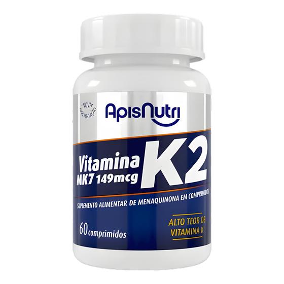 Imagem de SUPLEMENTO DE VITAMINA K2 mk7 149mcg mg 60 CAPS