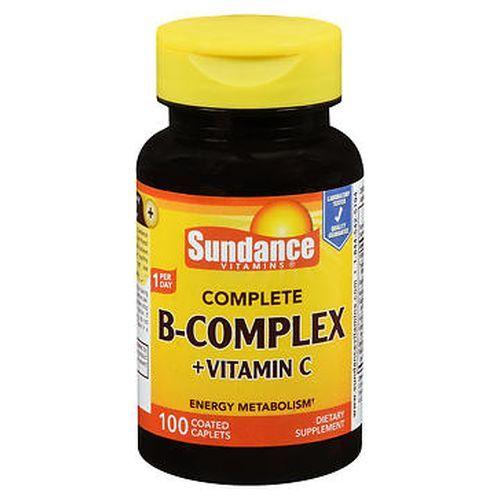 Imagem de Suplemento de Vitaminas Complexo B + Vitamina C Sundance - 100 Comprimidos (6 Frascos)