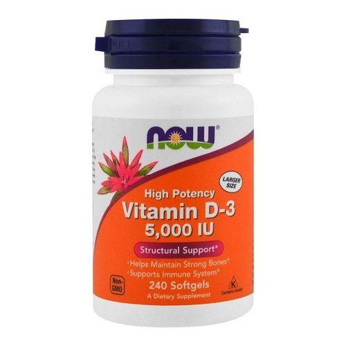 Suplemento Em Cápsulas Now Foods Vitamin D3 5000 Iu Vitaminas Em Pote 240 Un Menor preço em Suplemento Em Cápsulas Now Foods Vitamin D3 5000 Iu Vitaminas Em Pote 240 Un