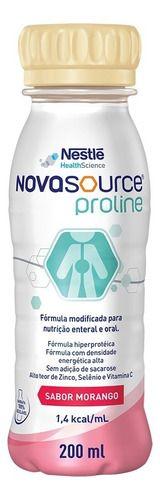Imagem de Suplemento Em Líquido Nestlé Novasource Proline - Sabor Morango