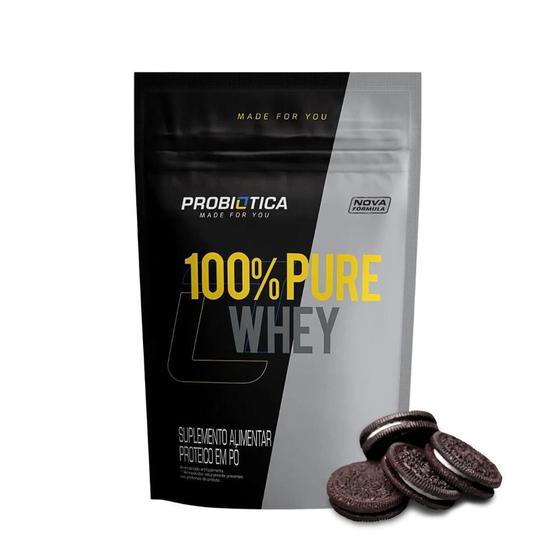 Imagem de Suplemento em Pó Concentrado 100% Pure Whey Proteínas Refil 900g - Probiotica 