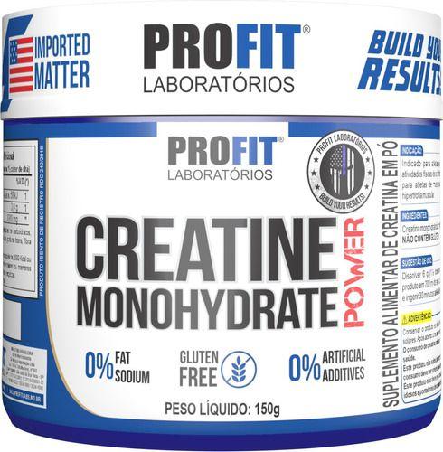 Suplemento Em Pó Creatina Monohidratada Profit Power 150g Menor preço em Suplemento Em Pó Creatina Monohidratada Profit Power 150g