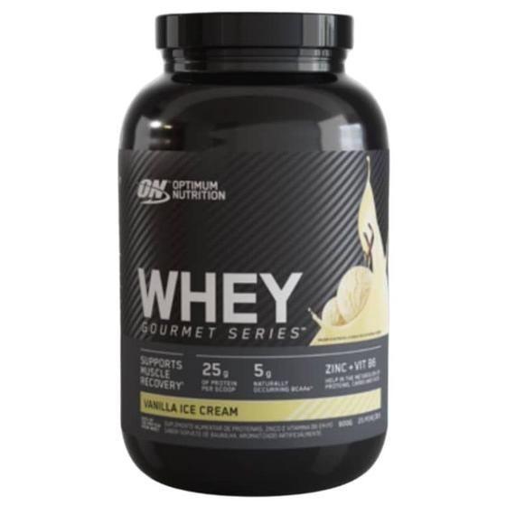 Suplemento Em Pó Optimum Nutrition Gourmet Whey Series Proteína Em Pote De 900ml Menor preço em Suplemento Em Pó Optimum Nutrition Gourmet Whey Series Proteína Em Pote De 900ml