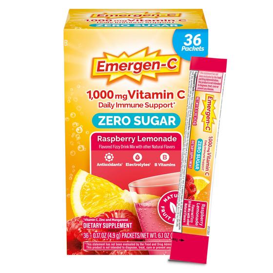 Imagem de Suplemento Emergen-C Zero Sugar 1000 mg de vitamina C 36 unidades