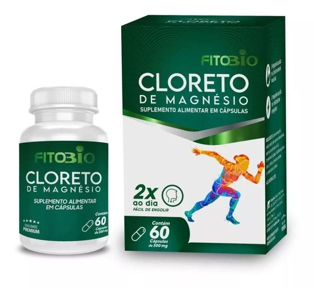 Imagem de Suplemento Fitobio Clorerto De Magnésio 260mg 60 Caps