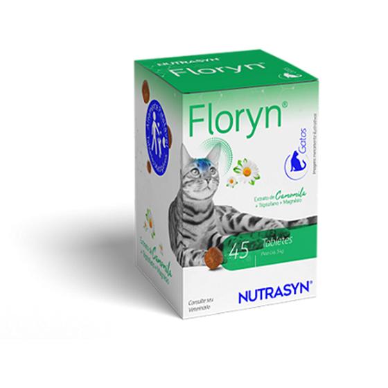 Imagem de Suplemento  Floryn Nutrasyn Para Gatos 45 Tabletes