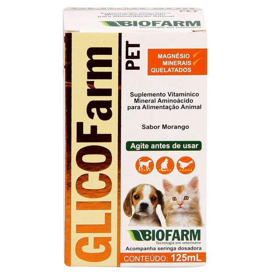 Imagem de Suplemento Glicofarm Pet Biofarm 125ml