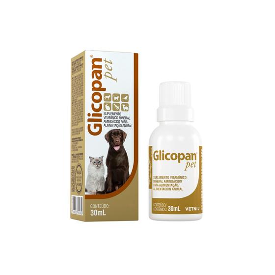 Imagem de Suplemento Glicopan Pet Gotas Vetnil 30ml