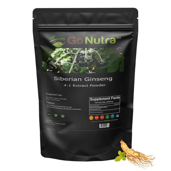 Imagem de Suplemento Go Nutra Siberian Ginseng: 4:1 454g