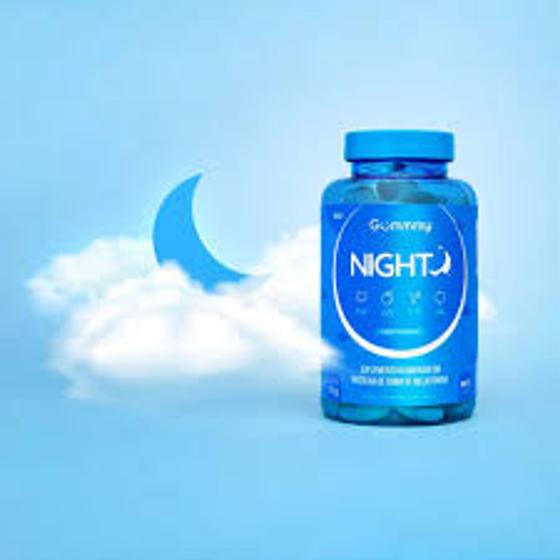 Imagem de Suplemento Gummy Nigth Vitamin Sabor Framboesa 30 Unidades