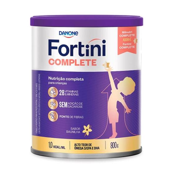 Imagem de Suplemento infantil Fortini Complete 800g Sabor Baunilha