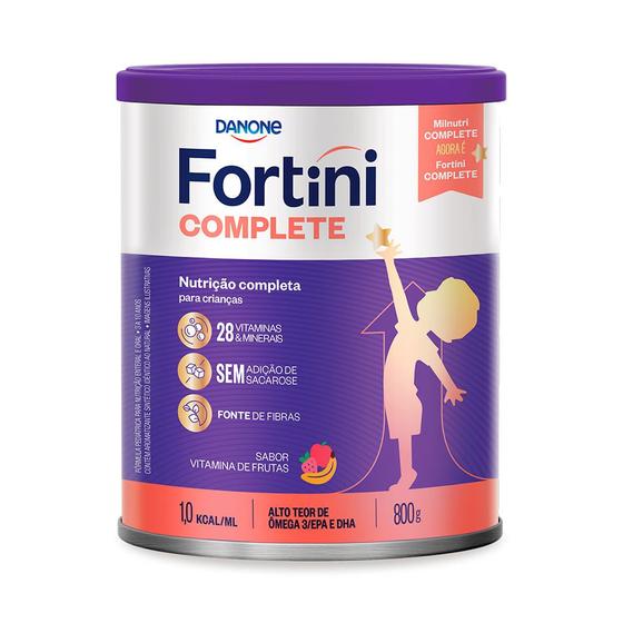 Imagem de Suplemento Infantil Fortini Complete Vitamina De Frutas Danone 800g