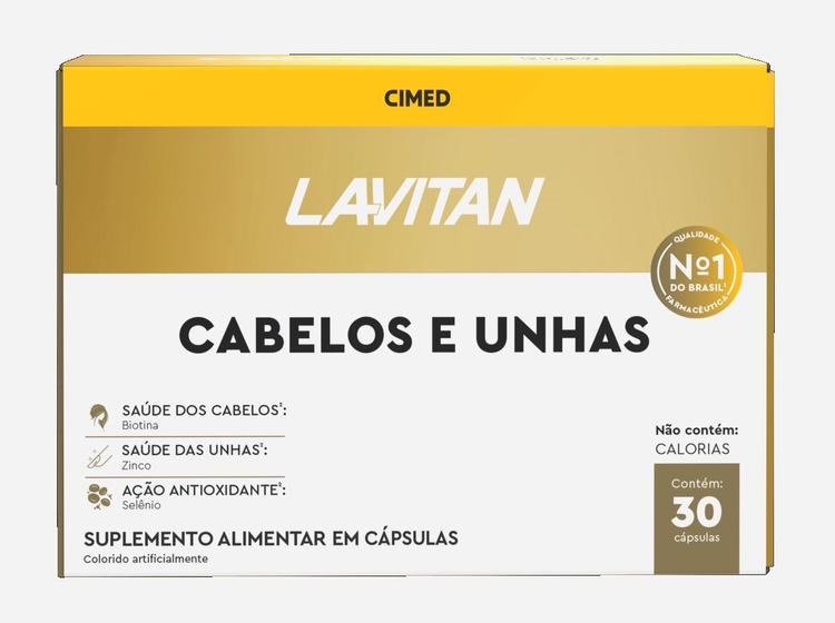 Imagem de Suplemento Lavitan Cabelos E Unhas Com 60 Cápsulas - Cimed