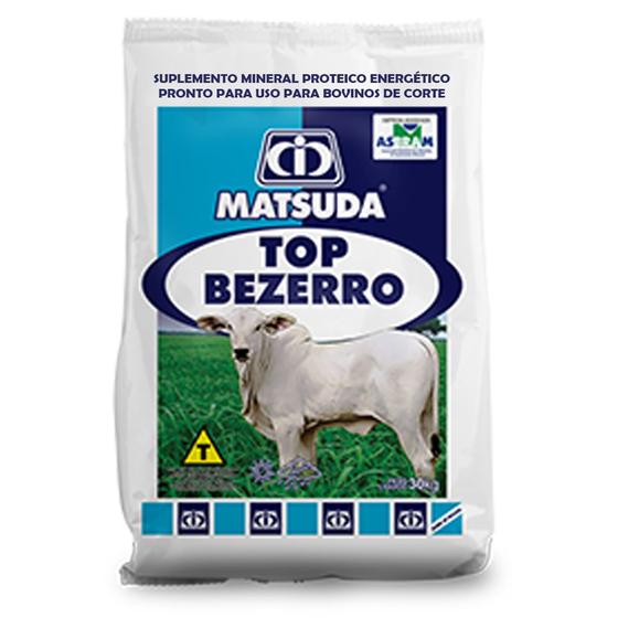 Imagem de Suplemento Mineral Proteico Energético Para Bovinos e Gado de Corte Bezerro em Amamentação Top Bezerro Matsuda