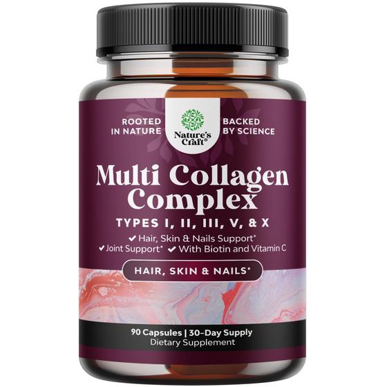 Imagem de Suplemento Natures Craft Advanced Multicollagen Complex