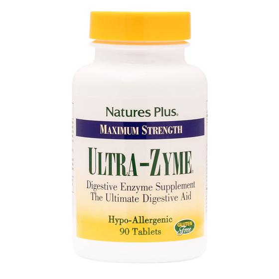 Imagem de Suplemento Natures Plus Ultra-Zyme 90 comprimidos sem glúten